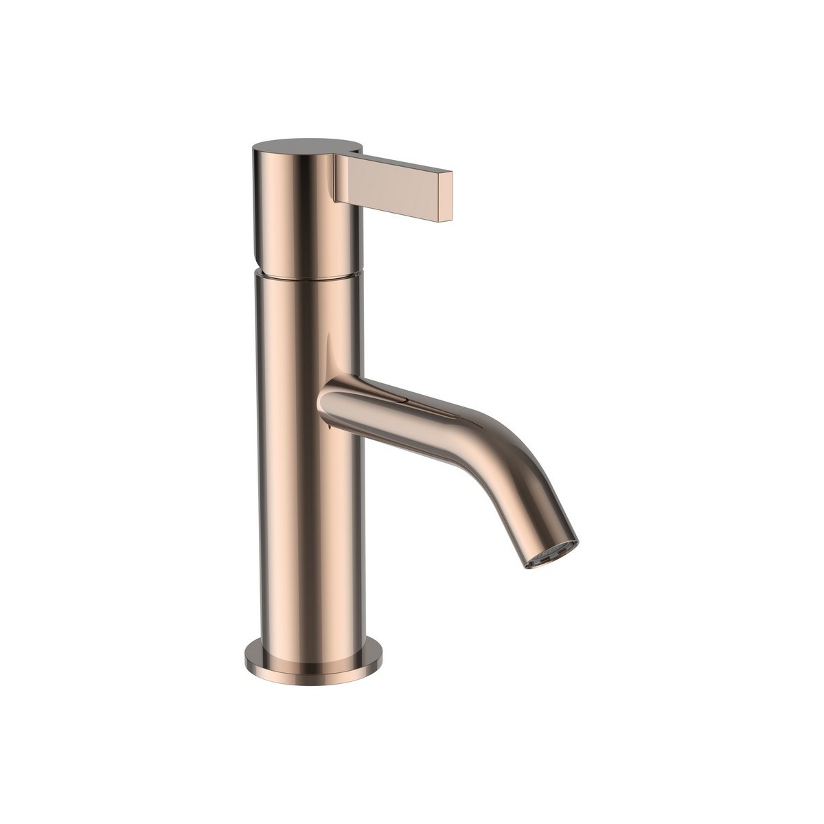 Kartell laufen mitigeur de lavabo bec fixe 115mm sans vidage pvd or rose - LAUFEN H3113310821001 