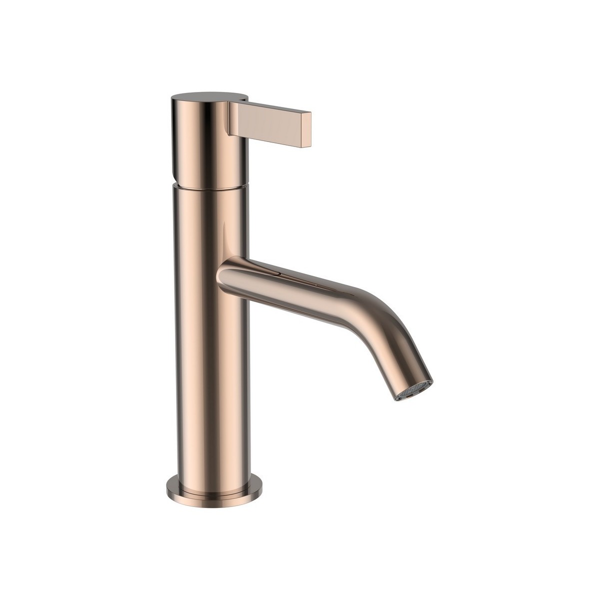 Kartell • laufen mitigeur de lavabo bec fixe 135 mm sans vidage pvd or rose - LAUFEN H3113310821201 