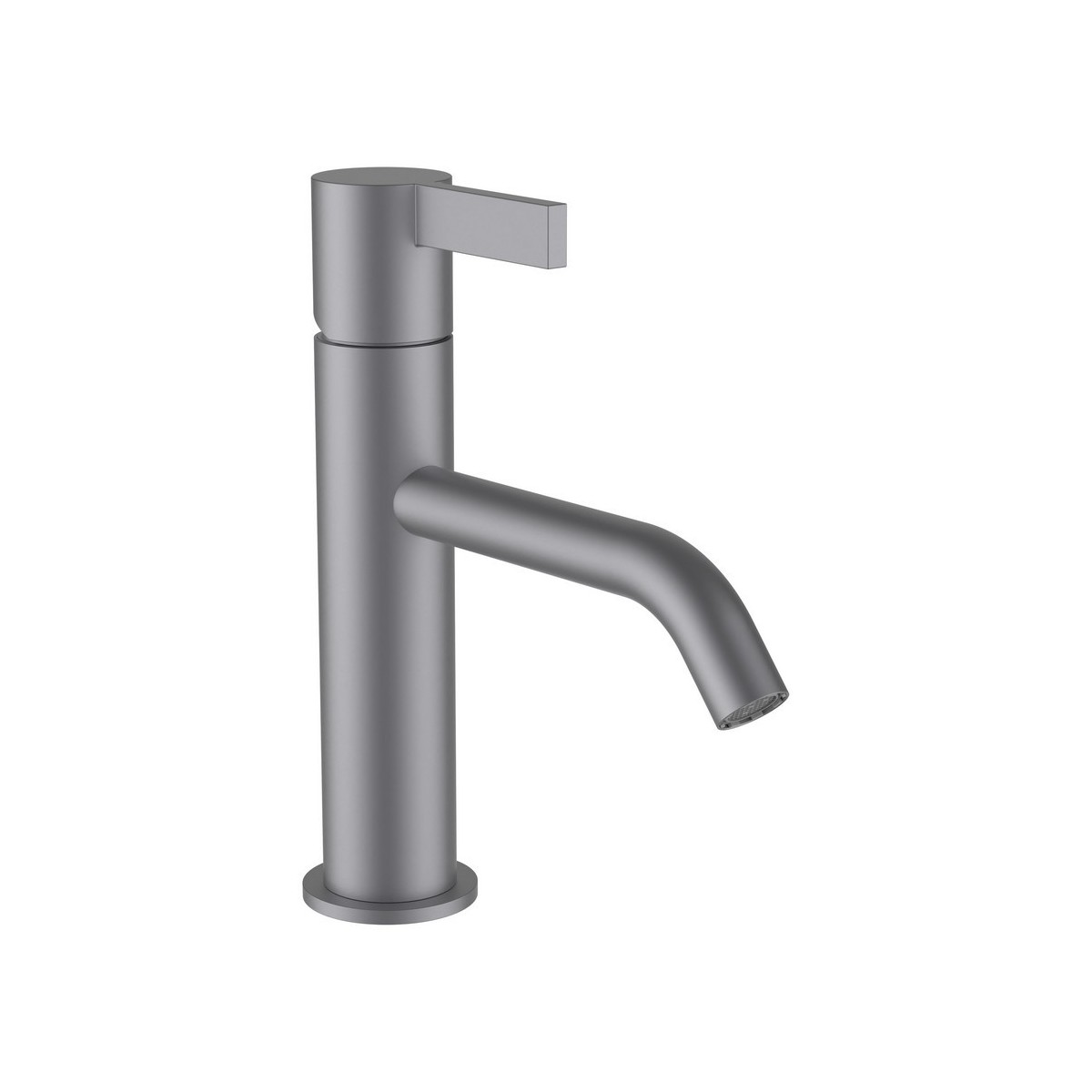 Kartell • laufen mitigeur de lavabo, bec fixe 135mm sans vidage pvd couleur inox - LAUFEN H3113310901201 