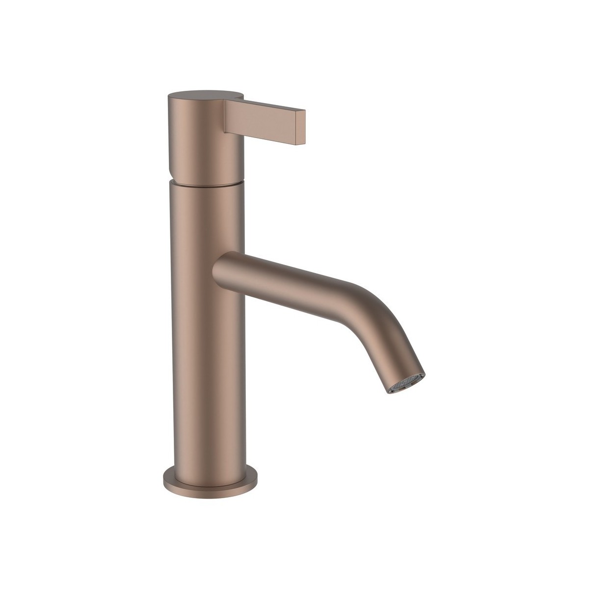Kartell mitigeur de lavabo bec fixe 135 mm sans vidage pvd or rosé brossé - LAUFEN H3113311681201 