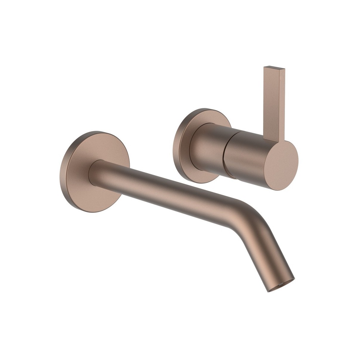 Kartell mit lav à encastrer avec simibox 2-point bec 175 mm pvd or rosé brossé - LAUFEN H3113361681201 
