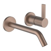 Kartell mit lav à encastrer avec simibox 2-point bec 175 mm pvd or rosé brossé - LAUFEN H3113361681201 
