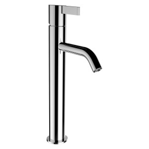 Kartell laufen mitigeur de lavabo rehaussé bec fixe 125mm sans vidage chromé - LAUFEN H3113380041201 