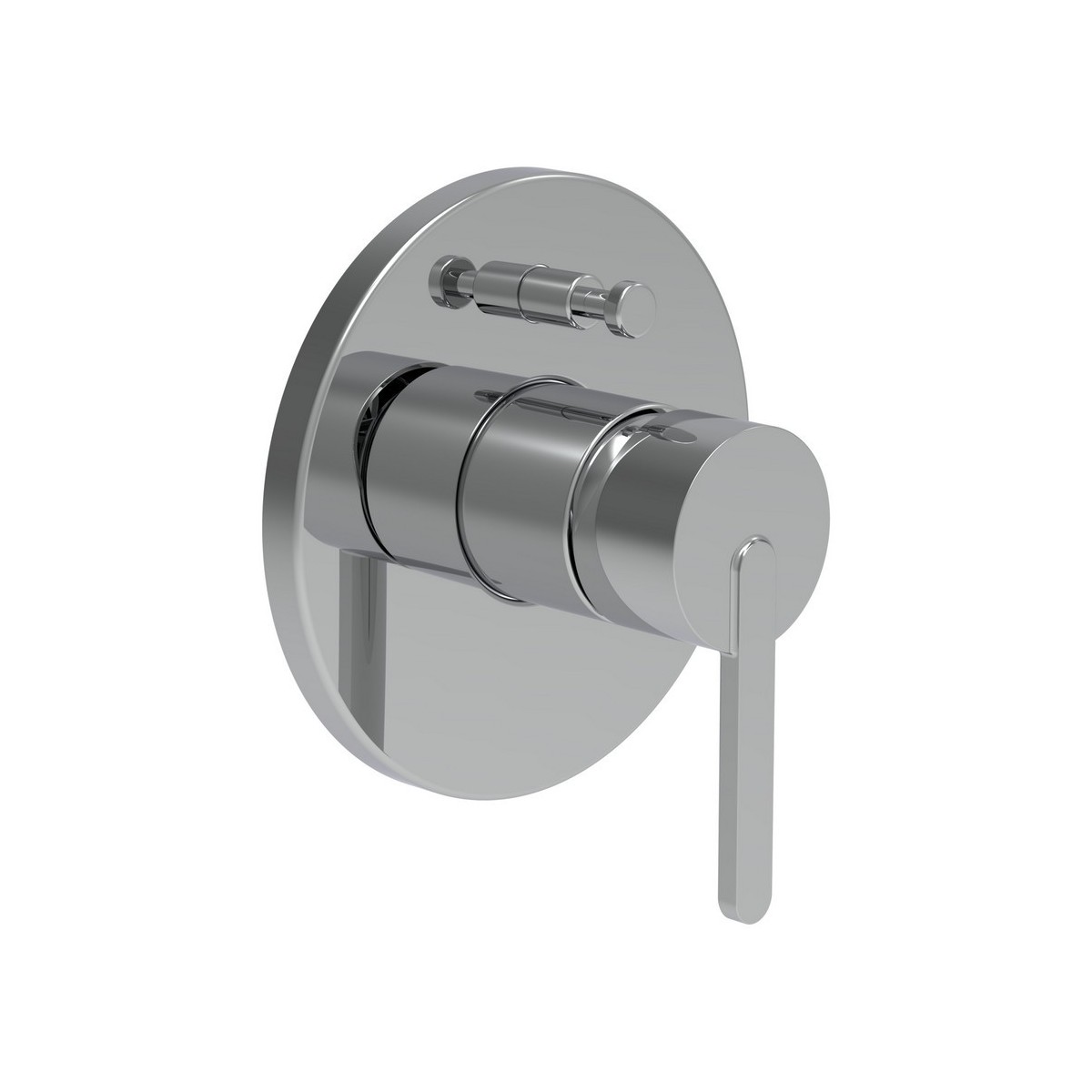 Lua mitigeur bain-douche encastré pour simibox avec clapet anti-retour chromé - LAUFEN H3210860040101 