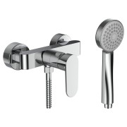 Neja mitigeur de douche avec garniture de douche chromé - LAUFEN H3315170041311 
