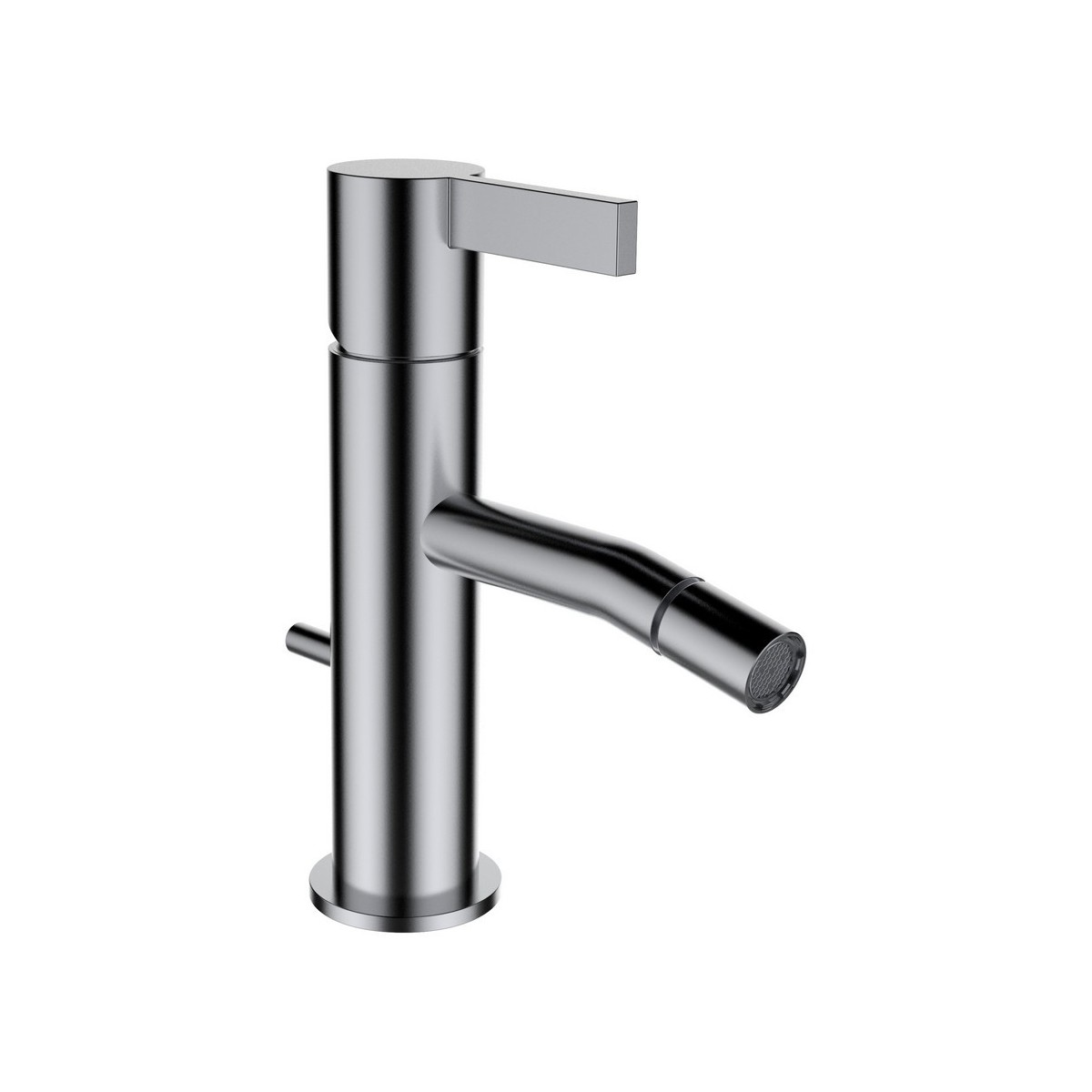 Kartell laufen mitigeur de bidet bec fixe 110mm avec vidage inox brossé - LAUFEN H3413310901011 
