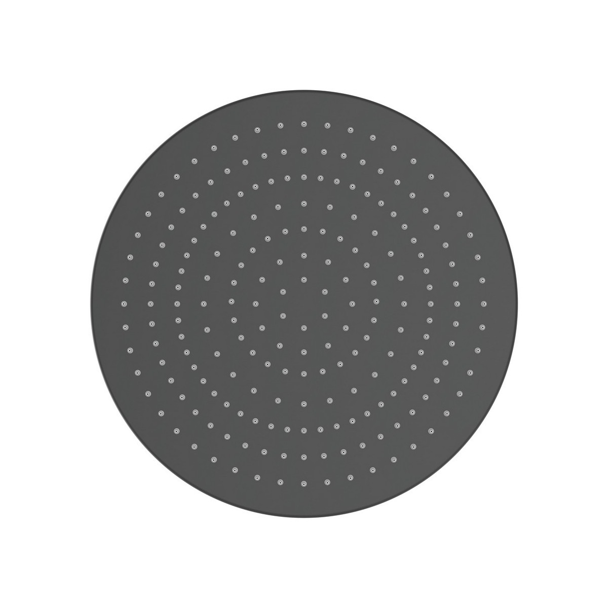 Pomme de douche ronde ø300mm pvd titane noir mat - LAUFEN H3679810812321 