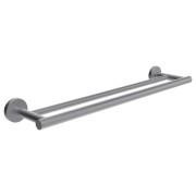 Niara porte-serviettes double 60 cm pvd couleur inox 602x134x58 mm - LAUFEN H3810621610021 