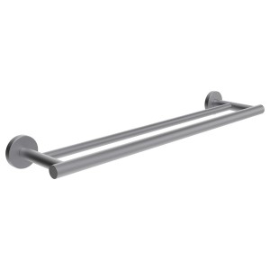 Niara porte-serviettes double 60 cm pvd couleur inox 602x134x58 mm - LAUFEN H3810621610021 