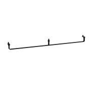 Lani porte-serviettes 1200 mm noir mat 1150x70x55 mm - LAUFEN H3811284500001 