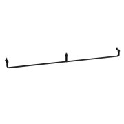 Lani porte-serviettes 1300 mm noir mat 1250x70x55 mm - LAUFEN H3811294500001 