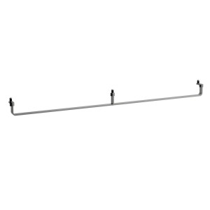 Lani porte-serviettes 1300 mm acier inoxydable brossé 1250x70x55 mm - LAUFEN H3811299280001 