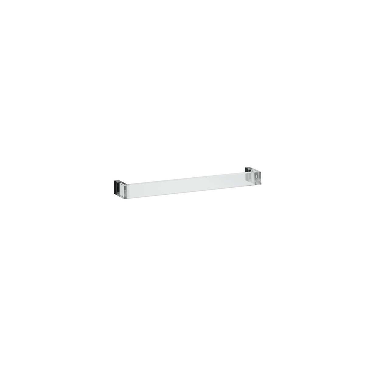 Kartell laufen porte-serviettes 'rail' 450mm plastique 450x75x40mm transparent - LAUFEN H3813310840001 