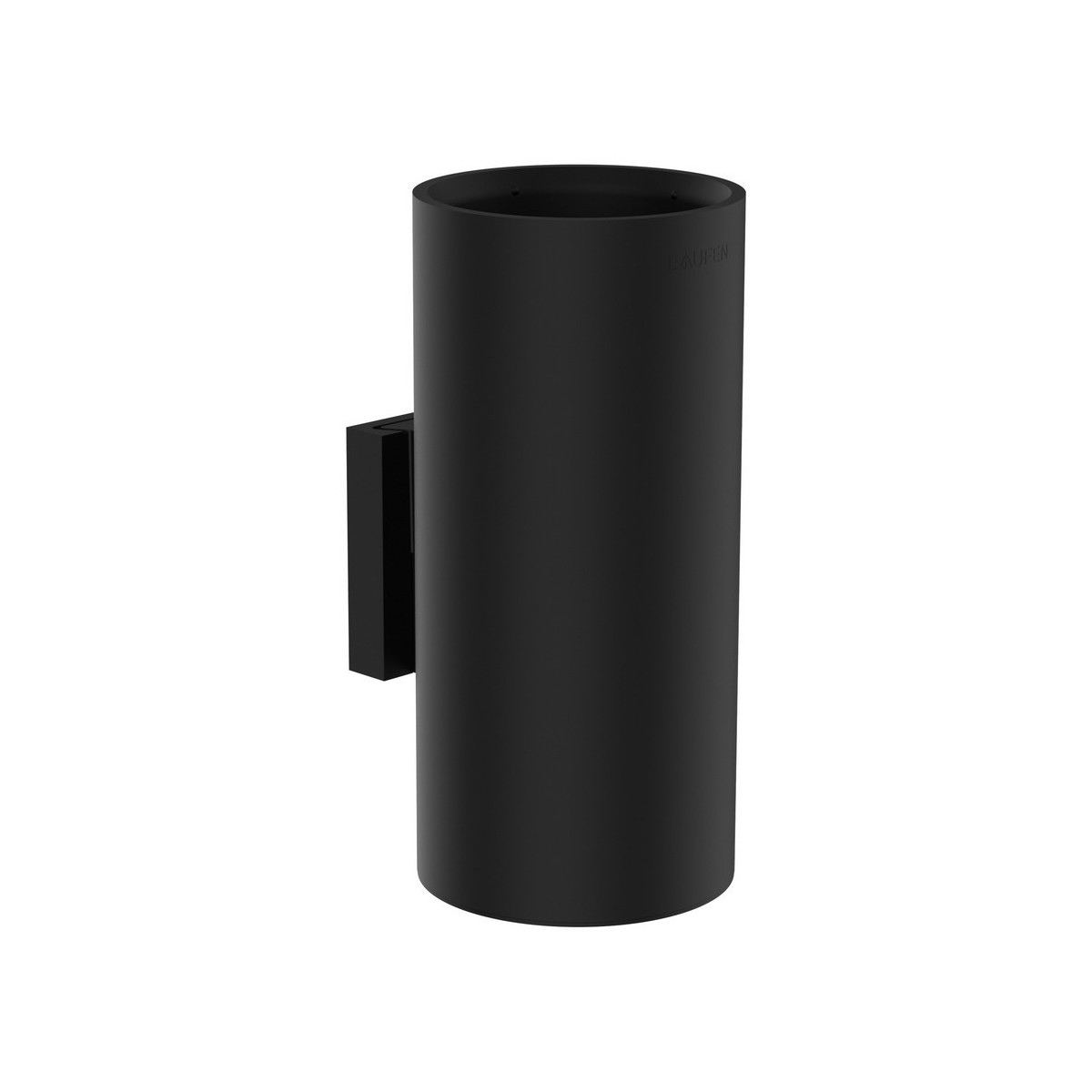 Niara porte-brosse à dents mural titane noir mat 62x83x134 mm - LAUFEN H3820611630001 