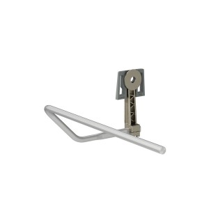 Lani porte-serviettes latéral gauche acier inoxydable brossé 370x325x100 mm - LAUFEN H3821219280001 