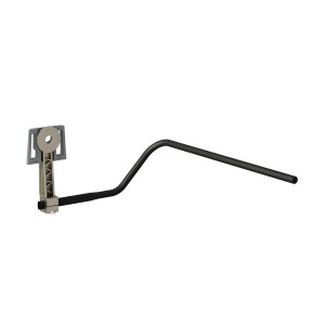 Lani porte-serviettes latéral droite noir mat 370x245x95 mm - LAUFEN H3821224500001 