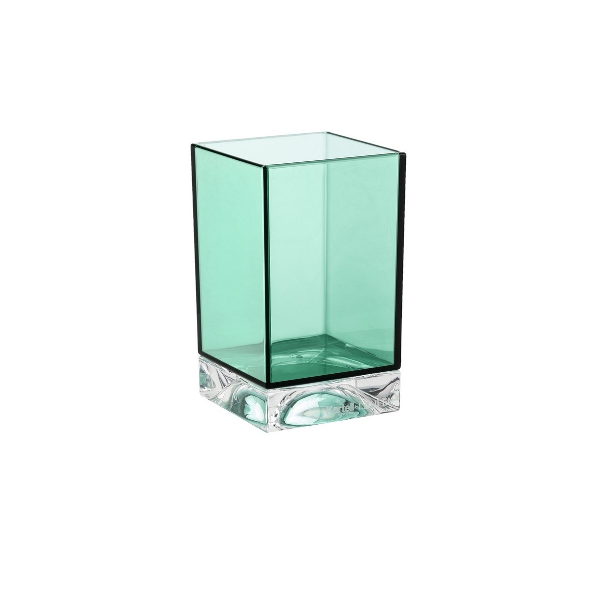Kartell laufen gobelets 'boxy' matière plastique 70x70x120mm vert émeraude - LAUFEN H3823300920001 