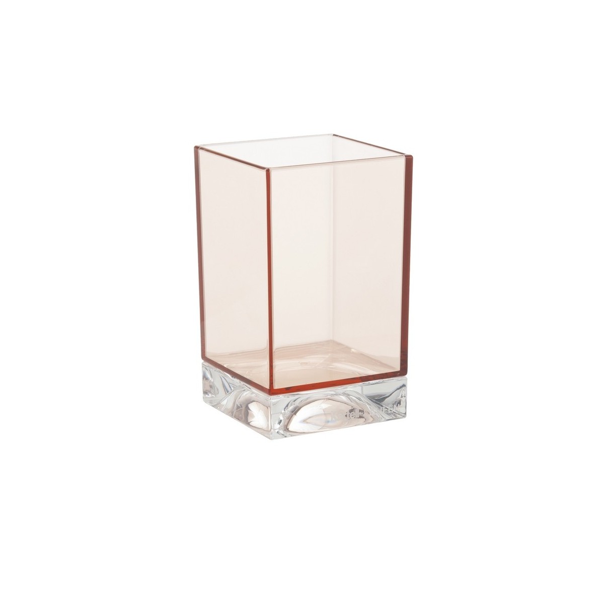 Kartell laufen gobelets 'boxy' matière plastique 70x70x120mm rose poudré - LAUFEN H3823300930001 
