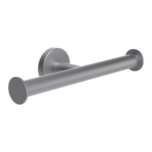 Niara porte-papier toilette double sans couvercle pvd couleur inox 245x82x58 mm - LAUFEN H3840621610011 