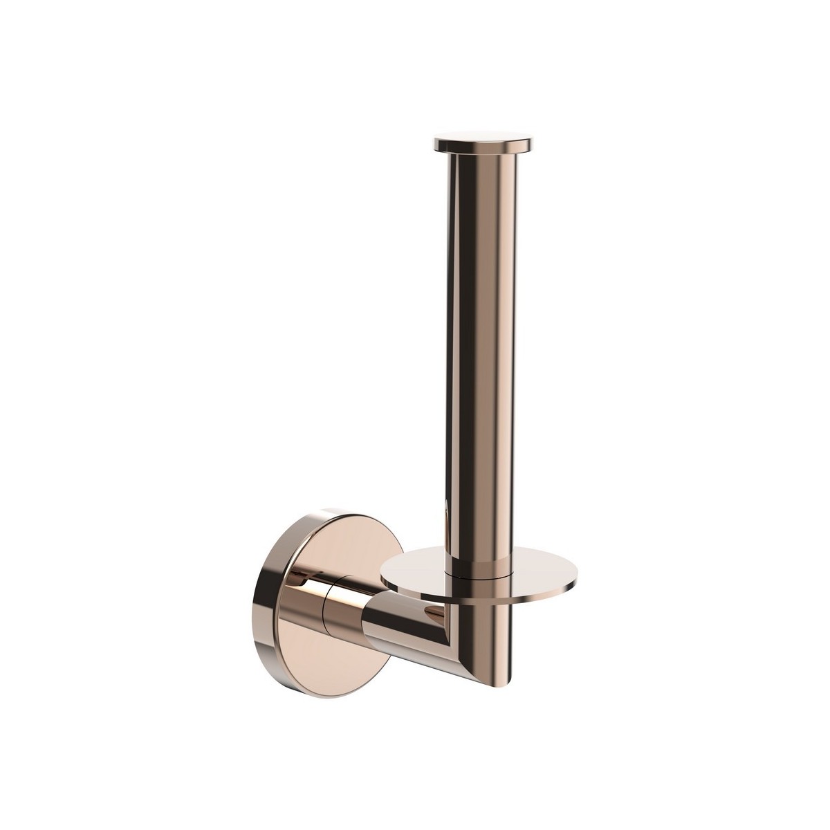 Niara porte-papier toilette vertical rose gold brossé 58x95x176 mm - LAUFEN H3840621620021 