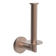 Niara porte-papier toilette vertical pvd or rosé brossé 58x95x176 mm - LAUFEN H3840621680021 