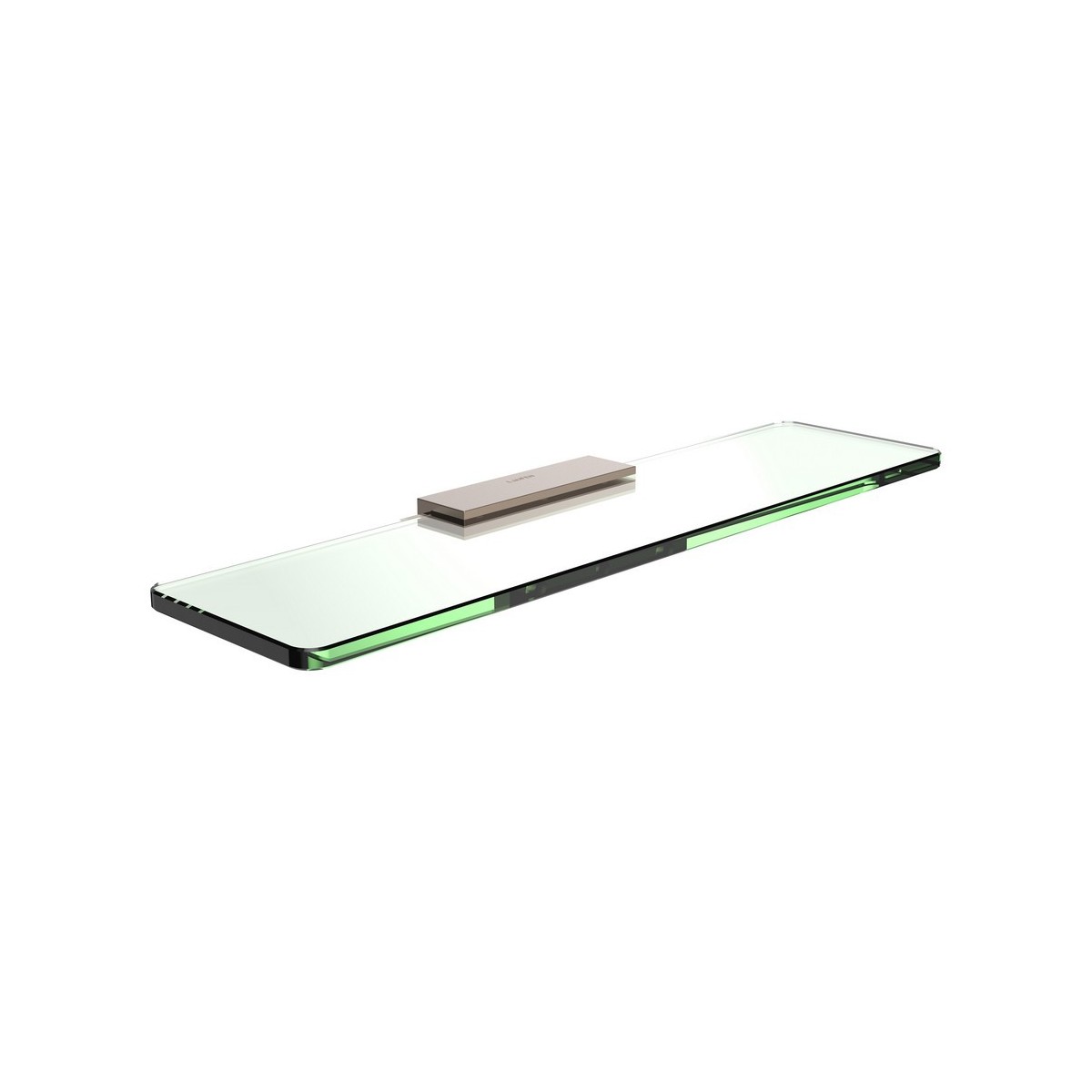 Niara tablette mural 40 cm pvd or rosé brossé 400x109x20 mm - LAUFEN H3850621680001 