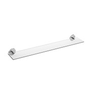 Cana tablette 60 cm verre et à coller chromé chromé 600x105x55 mm - LAUFEN H3851320040001 