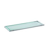 Hali tablette 40 cm chromée et verre chromé 400x126x15 mm - LAUFEN H3851710040001 