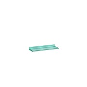 Kartell laufen tablette murale 'shelfish' plastique 450x155x40mm vert émeraude - LAUFEN H3853300920001 
