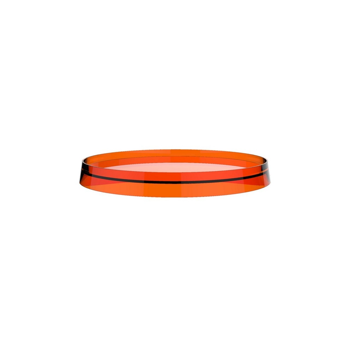 Kartell tablette ronde orange - LAUFEN H3983350820021 