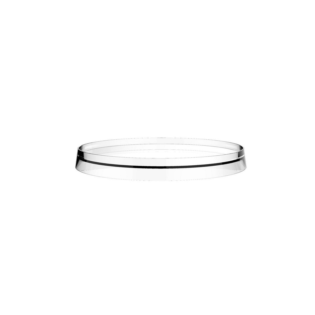 Kartell tablette ronde 275 cristal trans - LAUFEN H3983350840021 