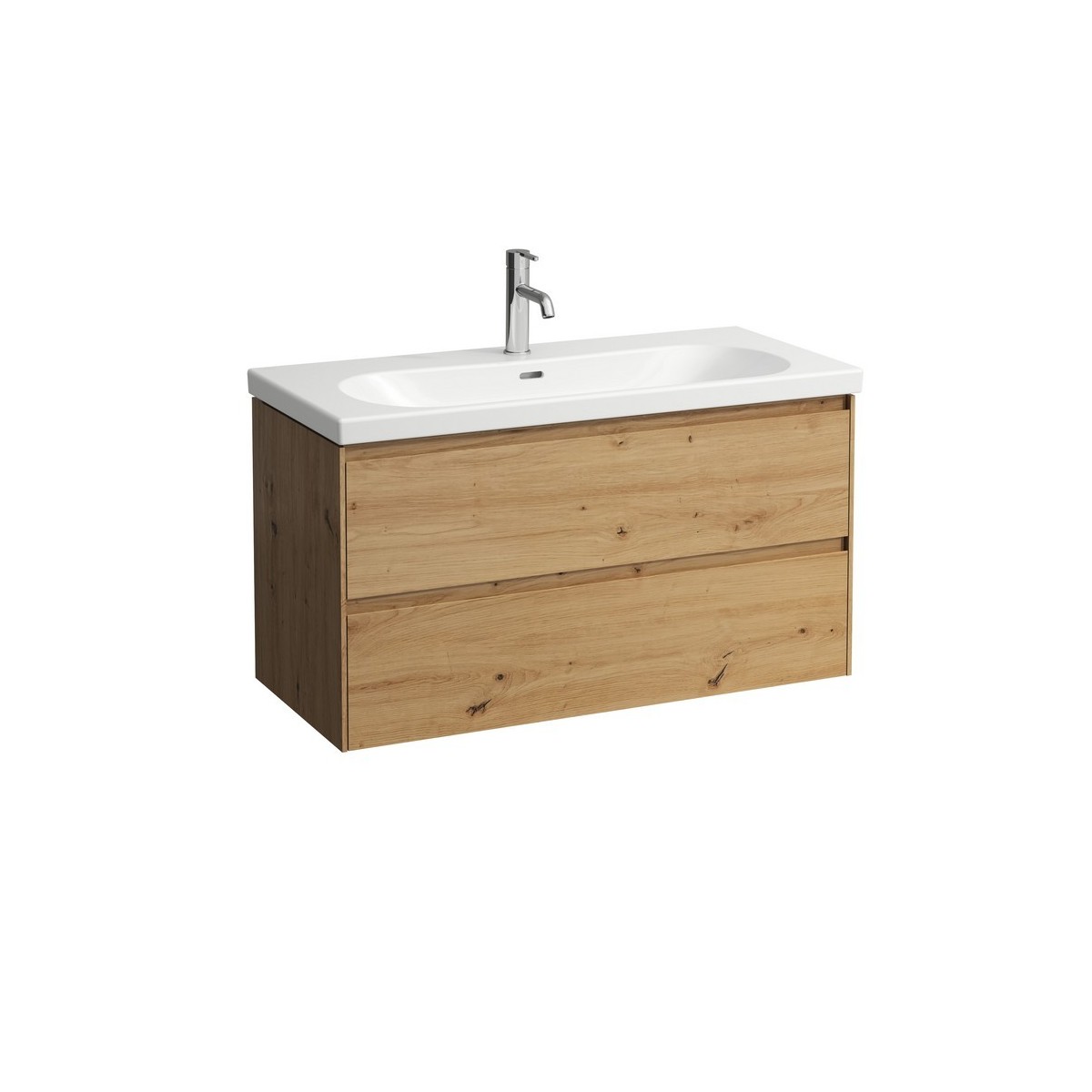 Lani meuble sous lavabo, 2 tiroirs, pour lavabo h810089 - LAUFEN H4035621122671 