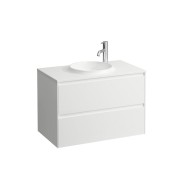 Lani meuble 800 2 tiroirs compatible avec lav h814074 blc brillant 770x440x515 - LAUFEN H4042621122611 