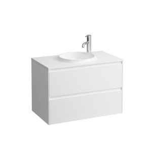 Lani meuble 800 2 tiroirs compatible avec lav 814074 special colour 770x440x515 - LAUFEN H4042621129901 