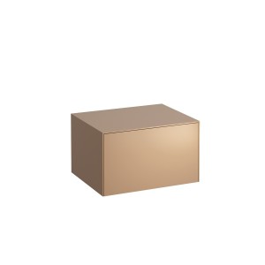 Sonar meuble sans découpe 575 mm avec un tiroir cuivre (laqué) 575x455x340 mm - LAUFEN H4054000340411 