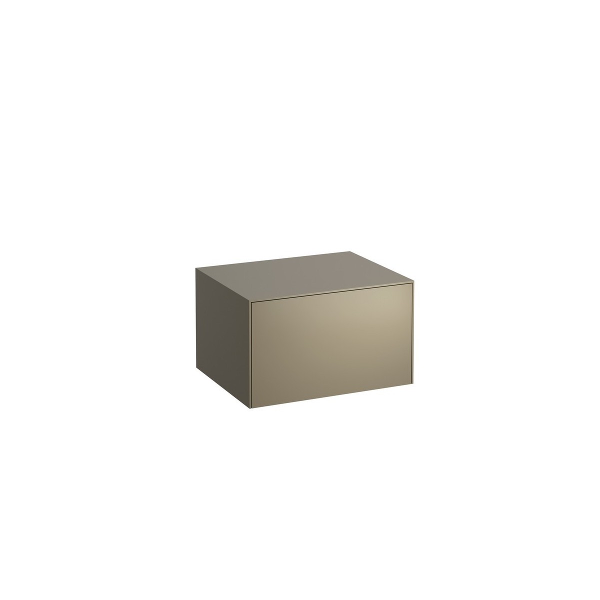 Sonar meuble sans découpe 575 mm avec un tiroir titane (laqué) 575x455x340 mm - LAUFEN H4054000340421 
