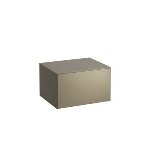 Sonar meuble sans découpe 575 mm avec un tiroir titane (laqué) 575x455x340 mm - LAUFEN H4054000340421 