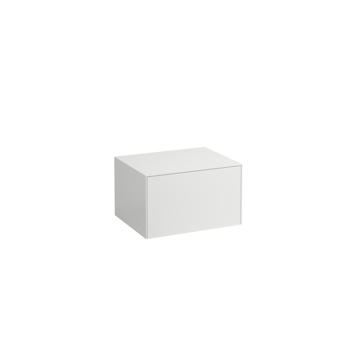 Sonar meuble sans découpe 575 mm avec un tiroir blanc mat 575x455x340 mm - LAUFEN H4054000341701 