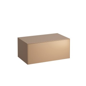 Sonar meuble sans découpe 775 mm avec un tiroir cuivre (laqué) 775x455x340 mm - LAUFEN H4054100340411 