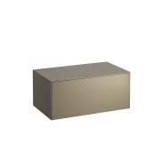 Sonar meuble sans découpe 775 mm avec un tiroir titane (laqué) 775x455x340 mm - LAUFEN H4054100340421 