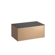 Sonar meuble sans déc 775 1t cuivre(laqué) plan noir marquina 775x455x340 - LAUFEN H4054100341411 