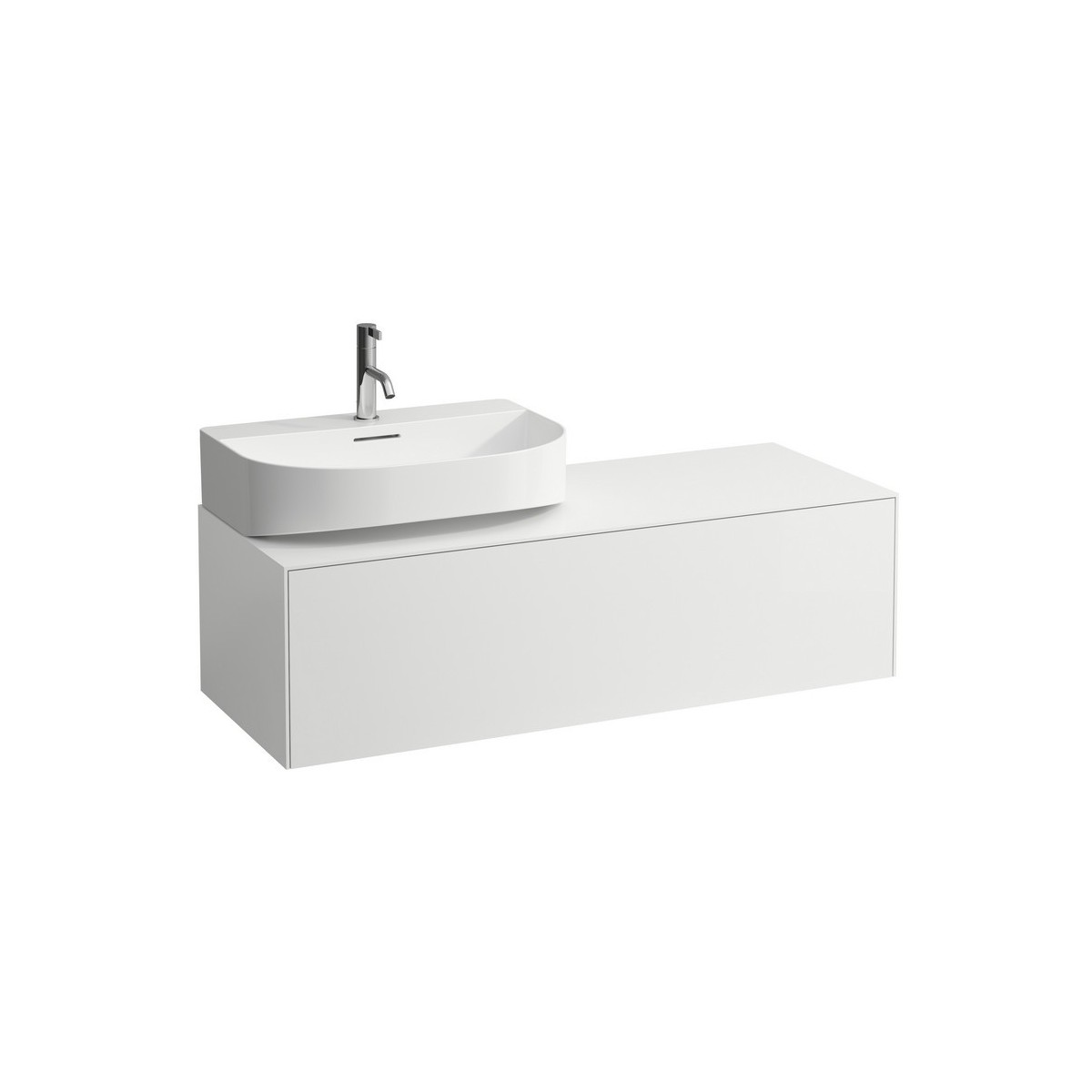 Meuble 1 tiroir sonar 120 blan - LAUFEN H4054520341701 