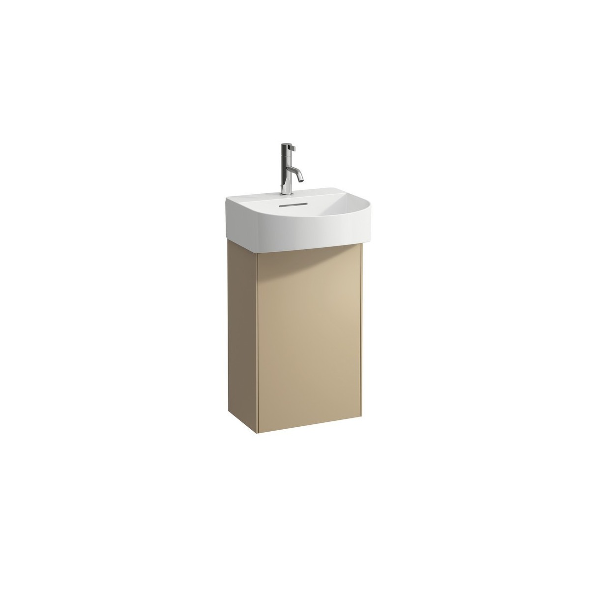 Meuble sous lavabo avec porte sonar 41 dore - LAUFEN H4054810340401 