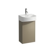 Meuble sous lavabo avec porte sonar 41 titane - LAUFEN H4054820340421 