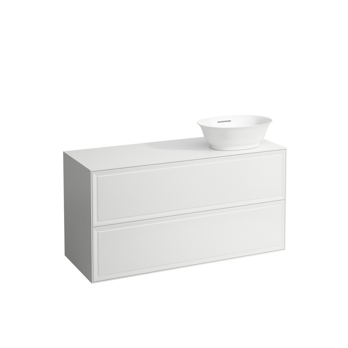 Meuble 2 tiroirs newclassic 120 blc - LAUFEN H4060840851701 