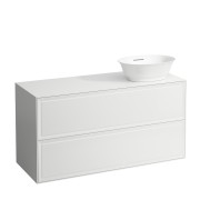 Meuble 2 tiroirs newclassic 120 blc - LAUFEN H4060840851701 