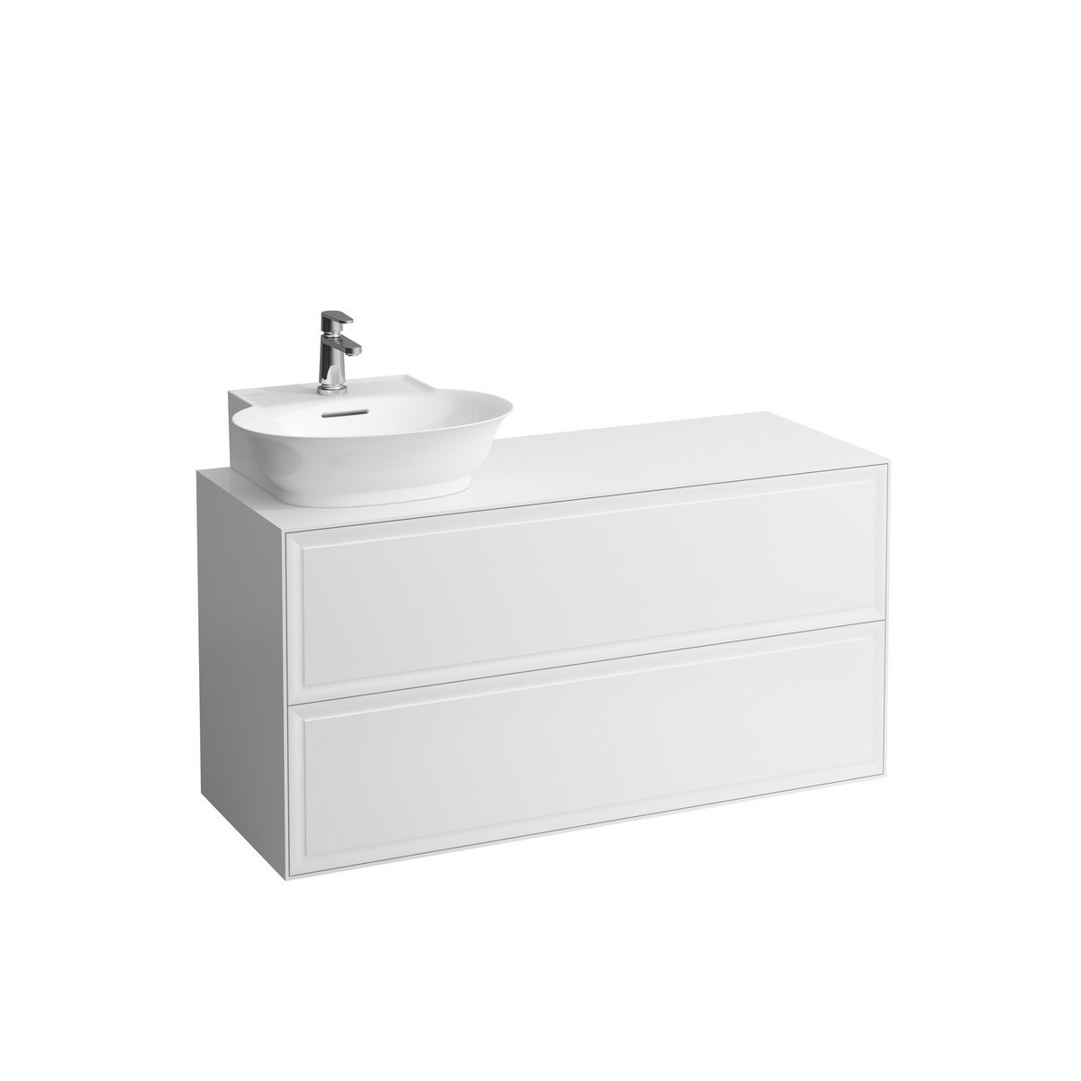 Meuble 2 tiroirs newclassic 120 blc - LAUFEN H4060870851701 