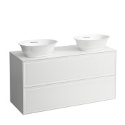 Meuble 2 tiroirs newclassic 120 blc - LAUFEN H4060890851701 