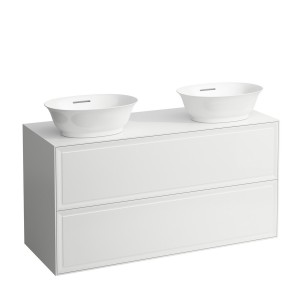 Meuble 2 tiroirs newclassic 120 blc - LAUFEN H4060890851701 