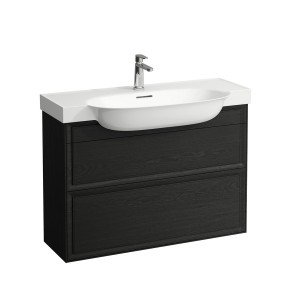 The new classic meuble 2 tiroirs pour lavabo 813857 975x315x345mm chêne noirci - LAUFEN H4060920856281 